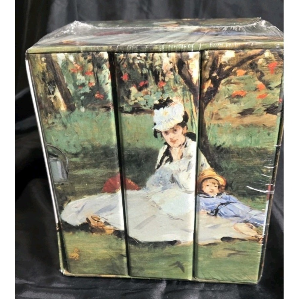 VTG Photo Library Set‎ Each Book Holds 80 4X6 Photos Claude Monet Family Art